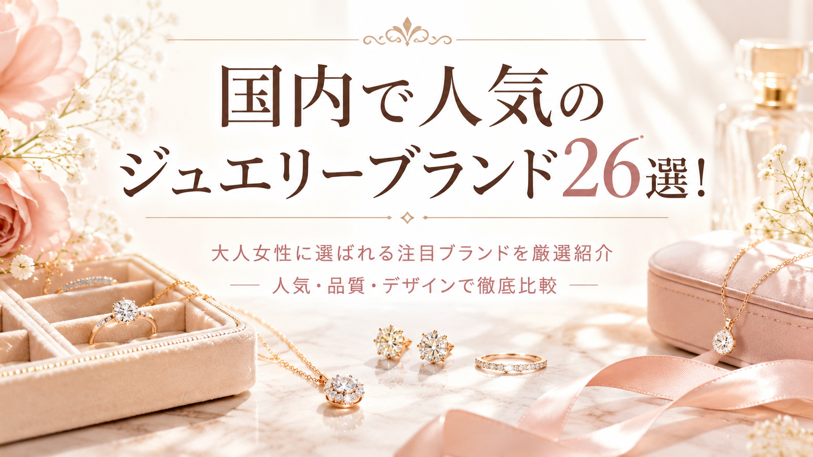 国内で人気のジュエリーブランド26選!